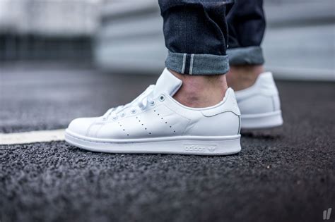 stan smith all white sneakers.